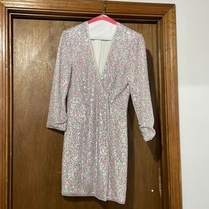 BCBG Sparkly Mini Dress, size XS, worn once, great condition